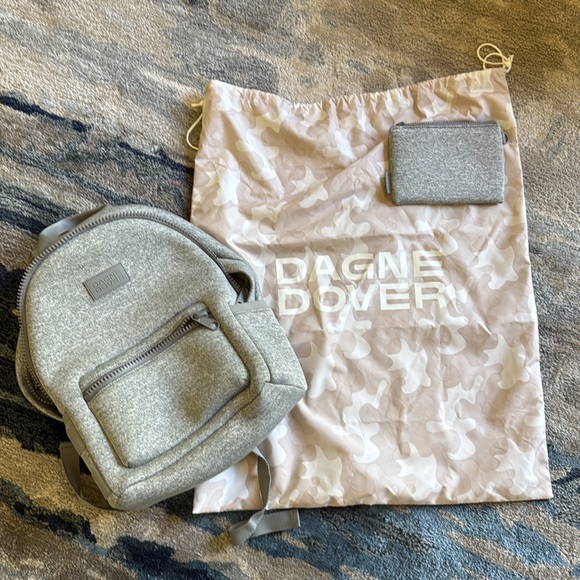 Dagne Dover Medium Dakota Neoprene Backpack in Heather Grey - Picture 9 of 9